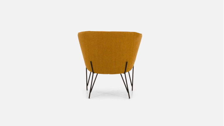 LUKAS armchair - Available in leather, fabric or microfiber