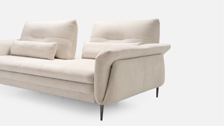 2-seater sofa in ecru fabric RABAT EVO | Ultimate comfort