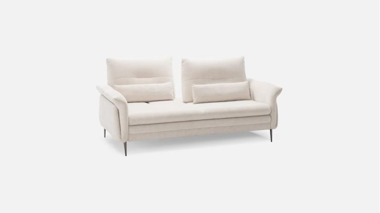 2-seater sofa in ecru fabric RABAT EVO | Ultimate comfort