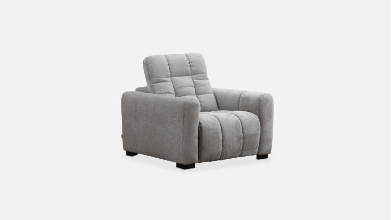 3-seater leather sofa, 100% modular, BEACH