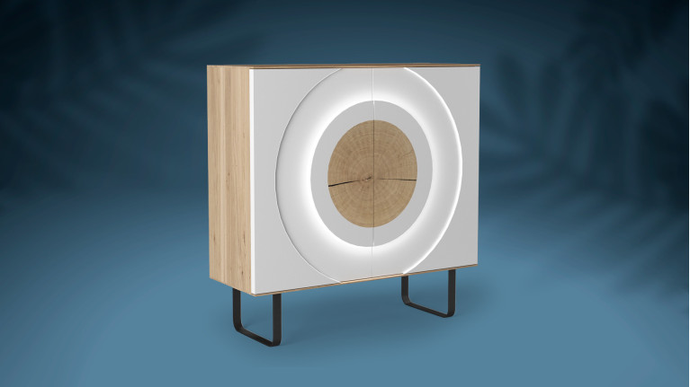 2-door wall unit AUSTRAL I double backlit