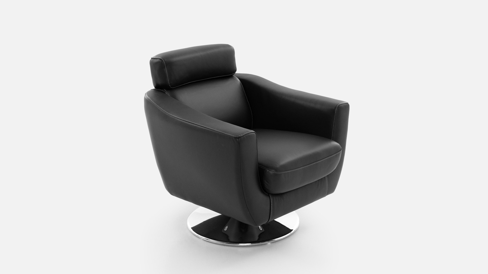 Swivel armchair PATRIZIA | Swivel base