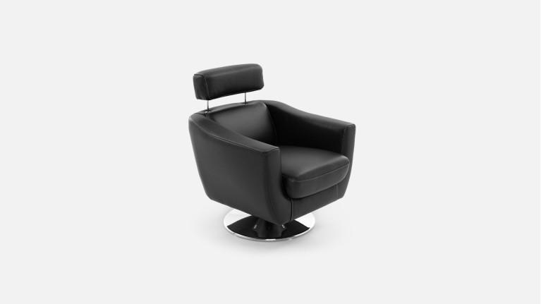 Swivel armchair PATRIZIA | Swivel base
