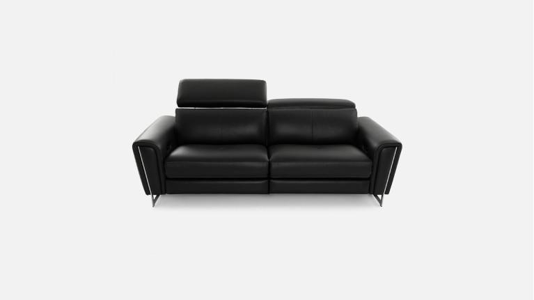 3-seater leather recliner sofa ROSSINI | Optimum relaxation