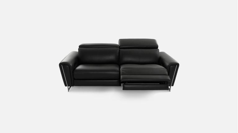 3-seater leather recliner sofa ROSSINI | Optimum relaxation
