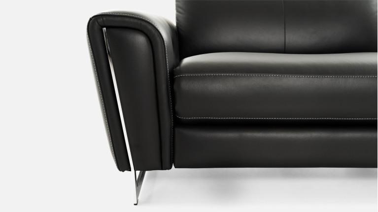 3-seater leather recliner sofa ROSSINI | Optimum relaxation