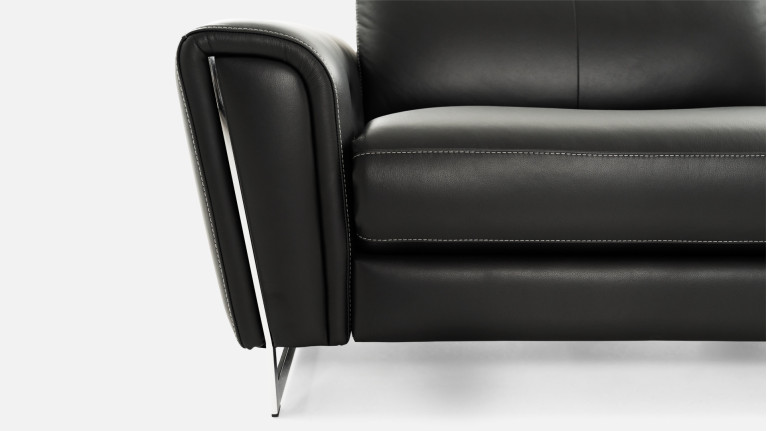 Canapé relaxation 3 places cuir ROSSINI | Relaxation optimale