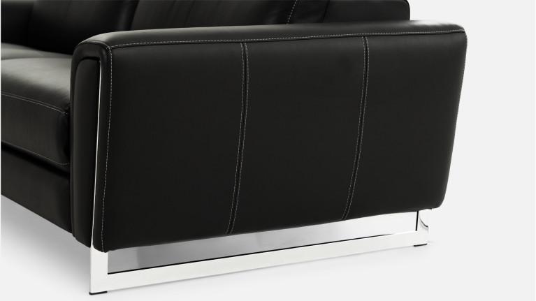 3-seater leather recliner sofa ROSSINI | Optimum relaxation