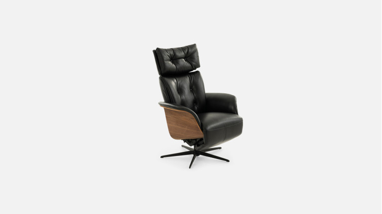 Fauteuil relaxation électrique cuir DETROIT