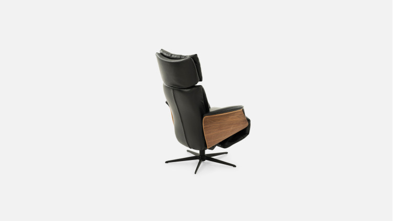 Fauteuil relaxation électrique cuir DETROIT