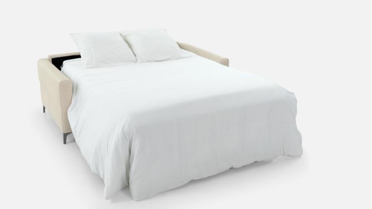 MORPHEE 3-seater leather sofa bed | Everyday comfort