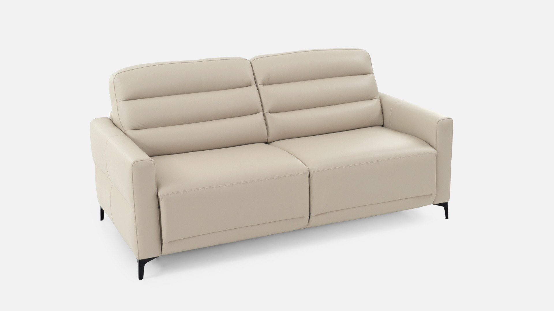 MORPHEE 3-seater leather sofa bed | Everyday comfort