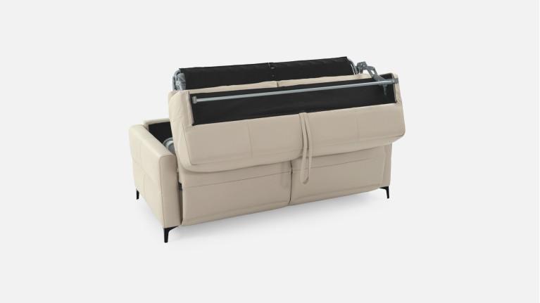 MORPHEE 3-seater leather sofa bed | Everyday comfort