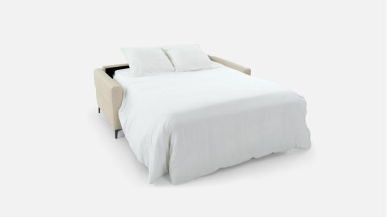 MORPHEE 3-seater leather sofa bed | Everyday comfort