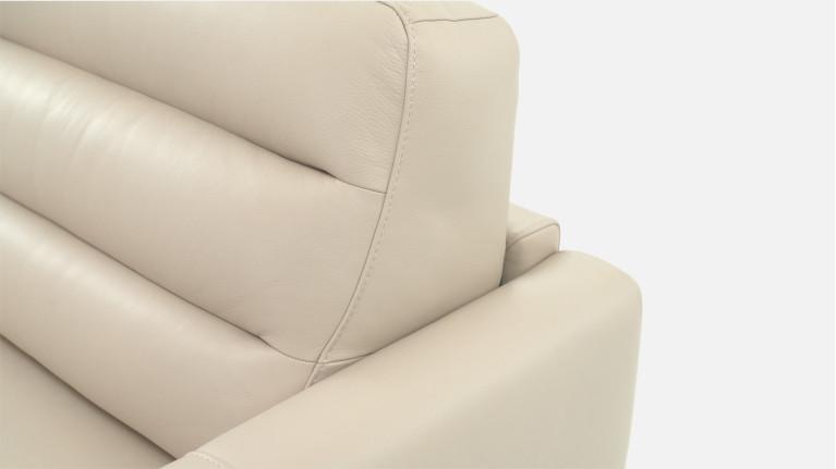 MORPHEE 3-seater leather sofa bed | Everyday comfort