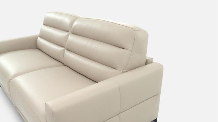 MORPHEE 3-seater leather sofa bed | Everyday comfort