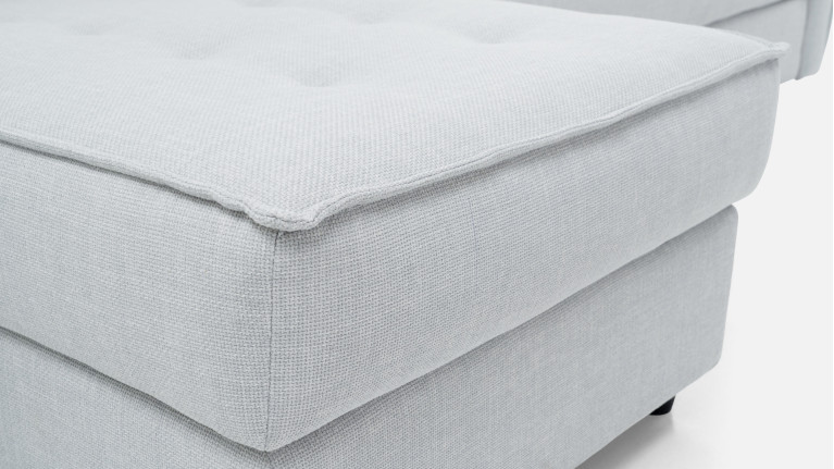 Canapé d'angle convertible tissu EVELYNE | Canapé-lit haut de gamme