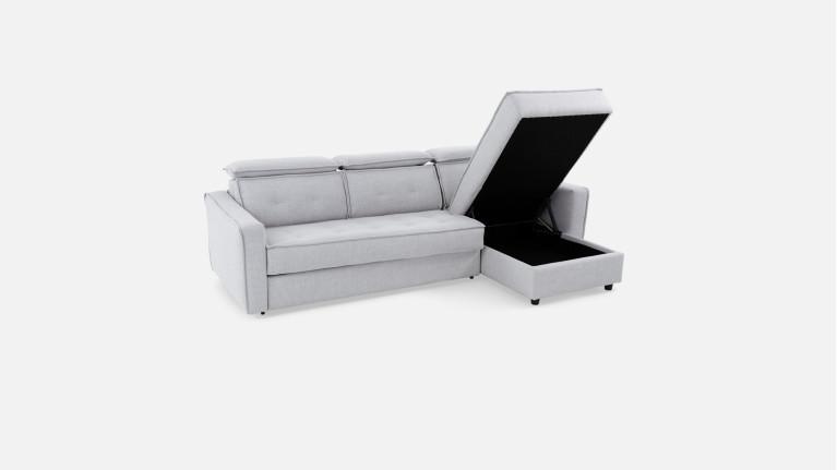 EVELYNE fabric corner sofa bed | High-end sofa bed