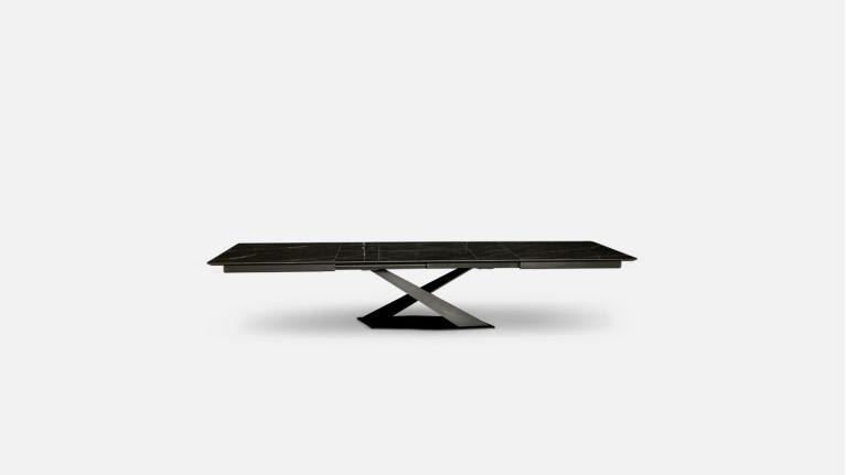 Extendable ceramic dining table ECLIPSE | Table XL