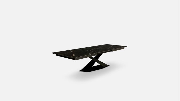 Extendable ceramic dining table ECLIPSE | Table XL