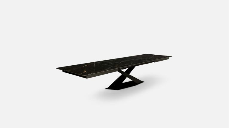 Extendable ceramic dining table ECLIPSE | Table XL