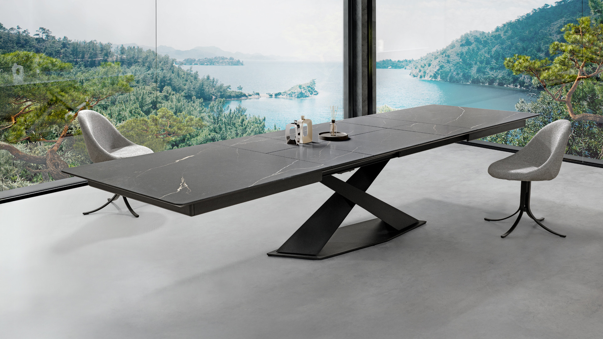 Table de repas extensible céramique ECLIPSE | Table XL