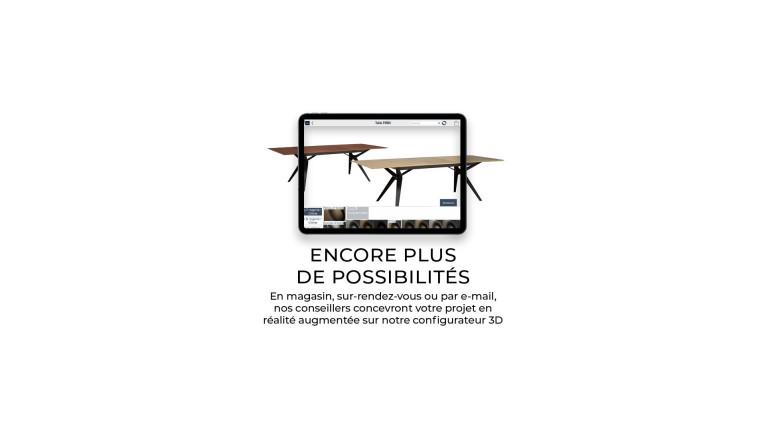 Extendable ceramic dining table ECLIPSE | Table XL