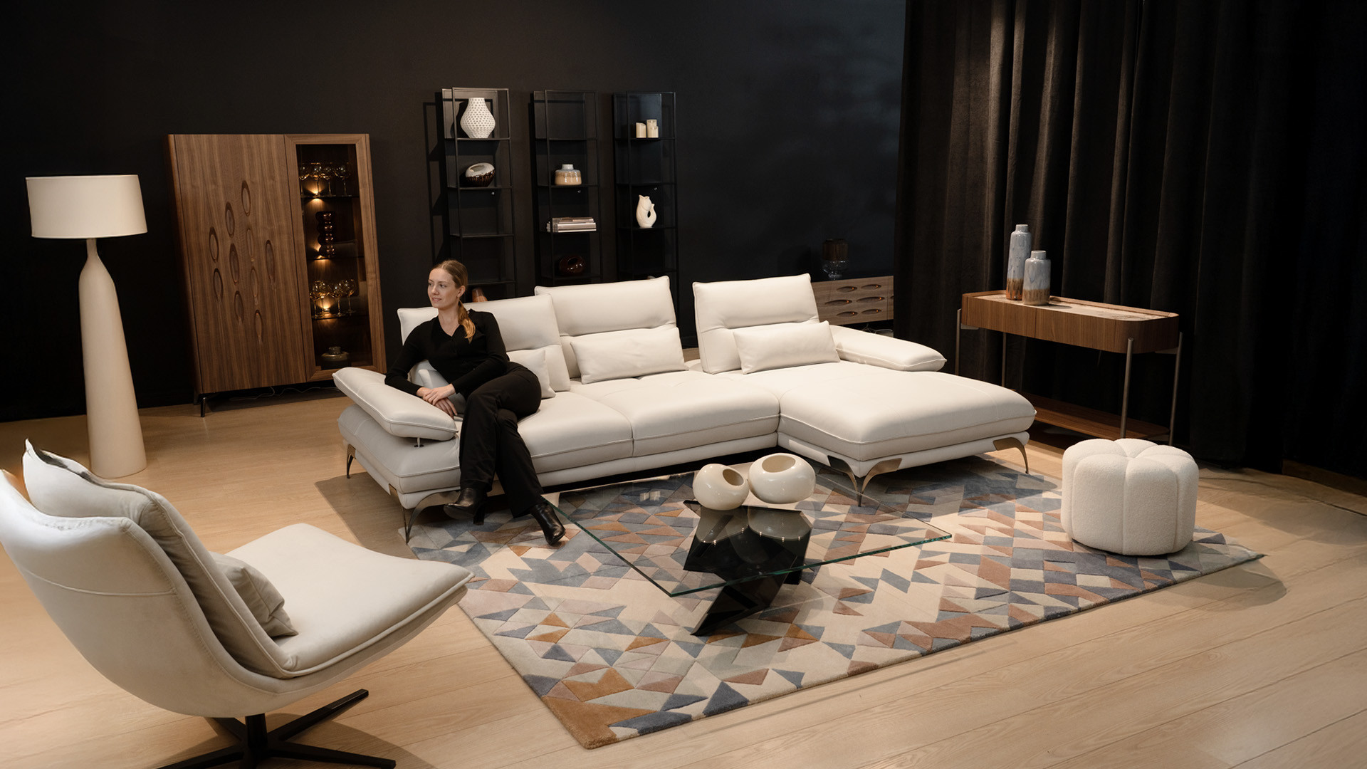 FORTUNA corner sofa chaise longue | Une parenthèse de douceur