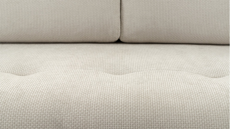 Canapé convertible avec têtières tissu TUCA | Allure contemporaine