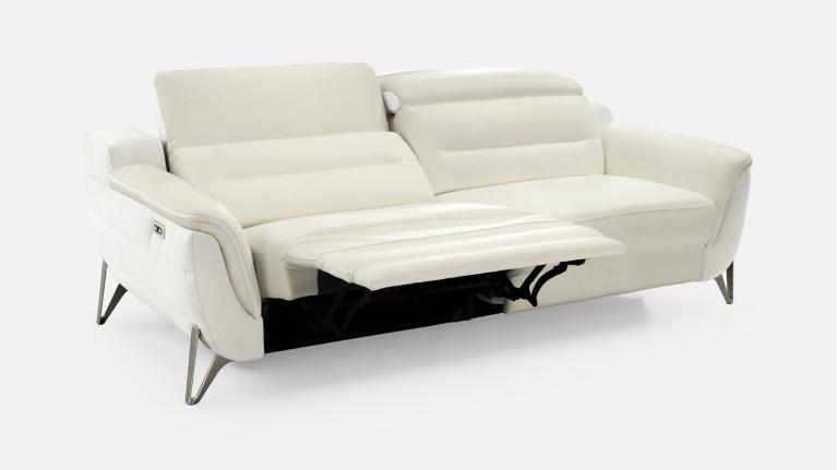 3-seater electric leather sofa ZENITH | Un relax design