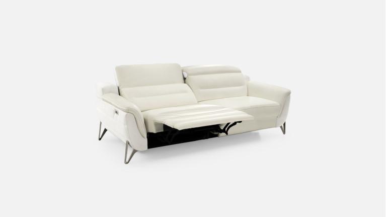 3-seater electric leather sofa ZENITH | Un relax design