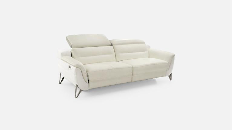 3-seater electric leather sofa ZENITH | Un relax design