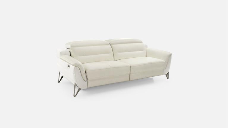 3-seater electric leather sofa ZENITH | Un relax design