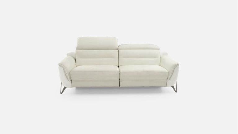 3-seater electric leather sofa ZENITH | Un relax design