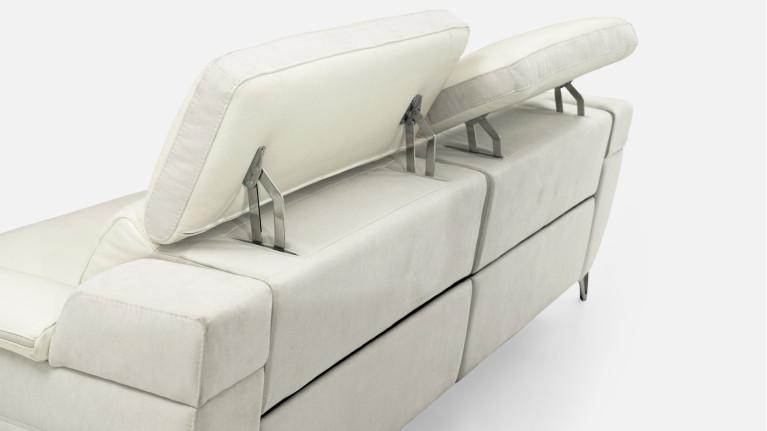 3-seater electric leather sofa ZENITH | Un relax design