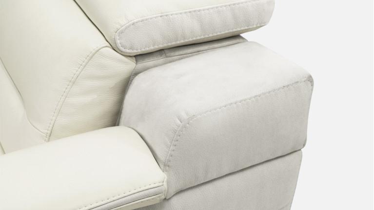 3-seater electric leather sofa ZENITH | Un relax design