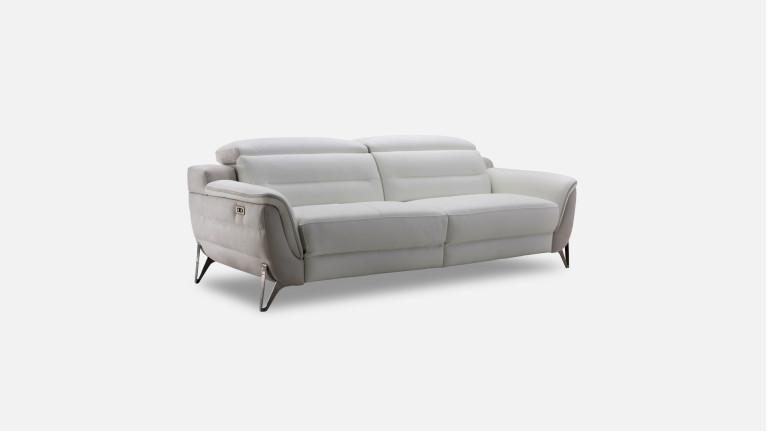 3-seater electric leather sofa ZENITH | Un relax design
