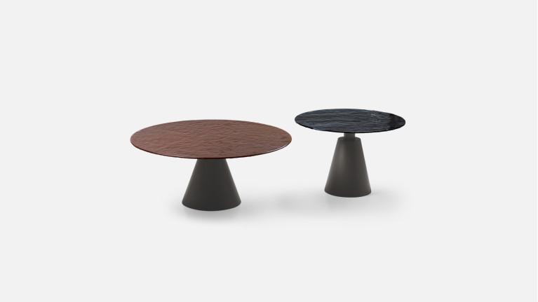 SUNNY coffee table | Hammered glass top