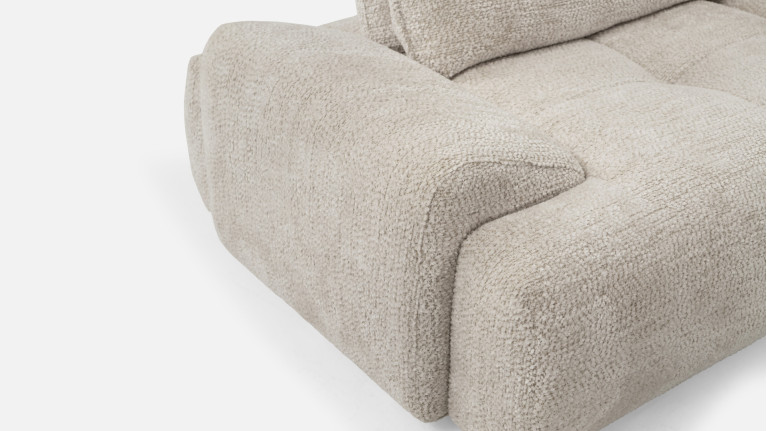 Canapé d'angle chaise longue tissu ANITA | Élégance et confort