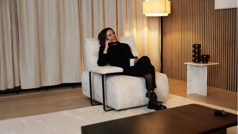 Fireside chair ANITA | Refined comfort