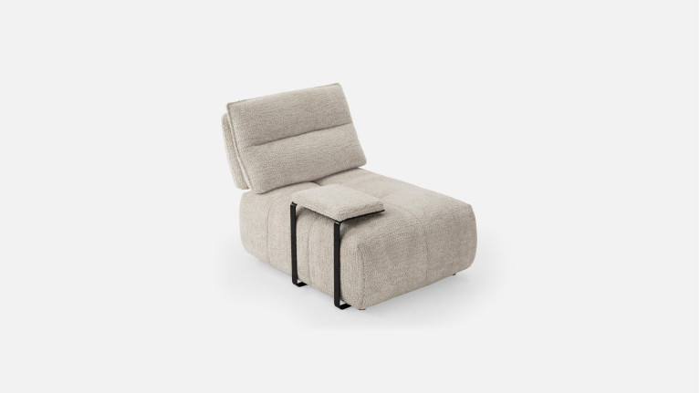 Chauffeuse tissu ANITA | Confort raffiné