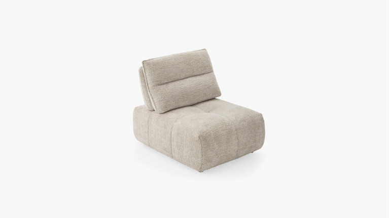 Chauffeuse tissu ANITA | Confort raffiné