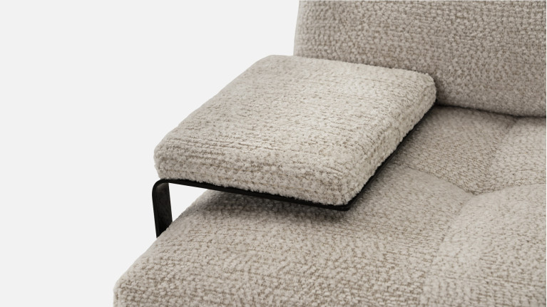 Chauffeuse tissu ANITA | Confort raffiné