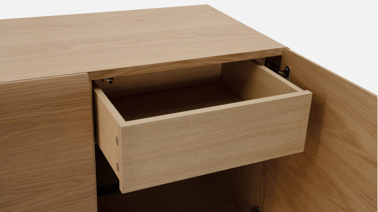 Buffet 4 portes chêne DOLLY | Meuble raffiné