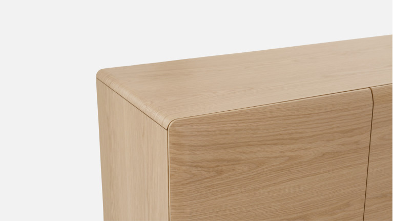 Buffet 4 portes chêne DOLLY | Meuble raffiné