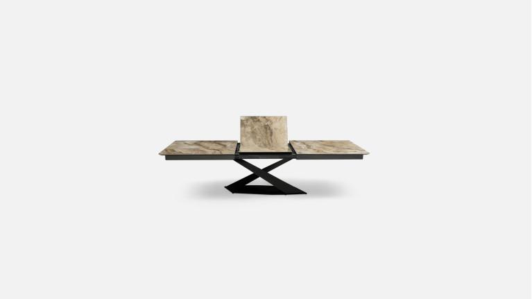 Extendable ceramic dining table ECLIPSE | Table XL