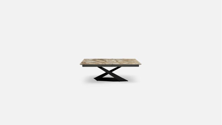 Extendable ceramic dining table ECLIPSE | Table XL