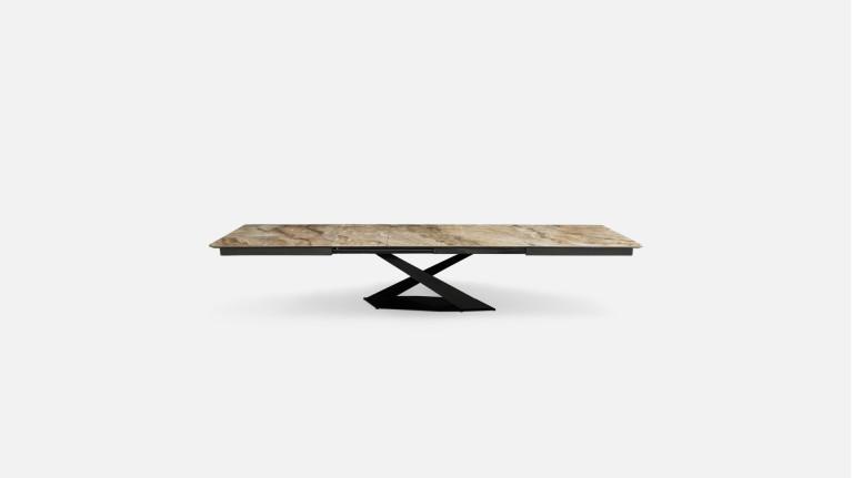 Extendable ceramic dining table ECLIPSE | Table XL