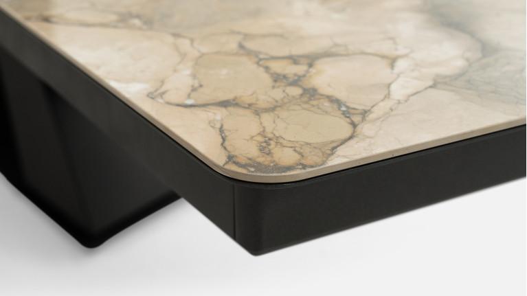 Extendable ceramic dining table ECLIPSE | Table XL