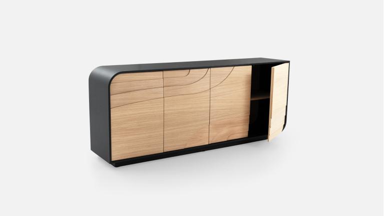 NOVA 4-door sideboard | Oak and light play